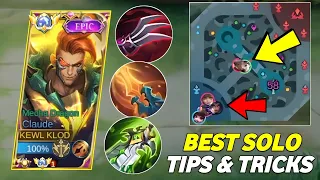 BEST TIP & TRICK FOR SOLO PLAYERS! TOP GLOBAL CLAUDE