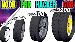 Wheel Smash Run - NOOB vs PRO vs HACKER