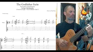 The Godfather Suite - fingerstyle guitar cover (score - tab available) George Chatzopoulos