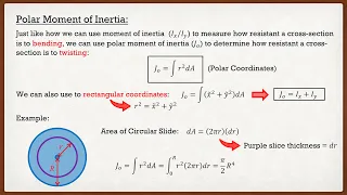 Engineering Mechanics: Statics Theory | Polar Moment of Inertia
