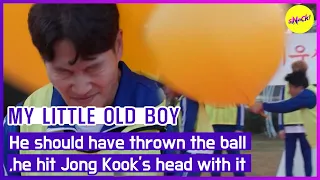 [HOT CLIPS] [MY LITTLE OLD BOY]He should have thrown the ball,he hit Jong Kook head with it(ENGSUB)
