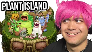 Reacting to My Singing Monsters PLANT ISLAND FULL SONG - (MVPerry Reacts)