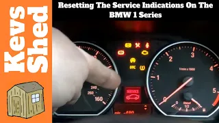 BMW 1 Series - Service Indicator Reset Procedure