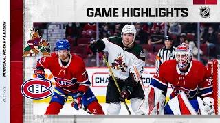 Coyotes @ Canadiens 3/15 | NHL Highlights 2022