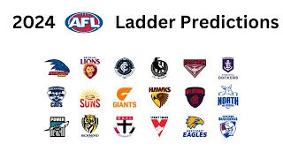 2024 AFL Ladder Predictions + Finals + Awards