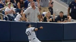 Ichiro gets his 4,000th hit and makes sliding catch in the same game