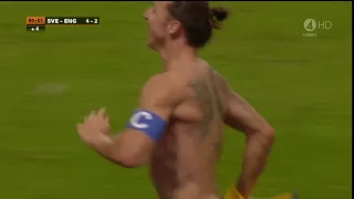 Zlatan Ibrahimovic - Incredible Goal!!! Sweden-England 4-2 HD