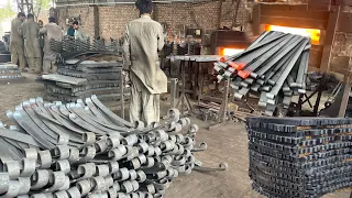 How to Make Truck Kamani ( Leaf Spring ) [] Manufacturing of Leaf Spring Complete Process in Factory