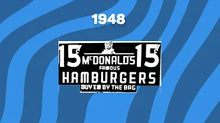 Historical OLDEST MCDONALD'S Flags Animation