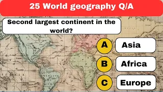 Test Your World Knowledge! Geography Quiz|| World GK Quiz