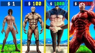 $1 ATTACK ON TITAN to $1,000,000,000 ATTACK ON TITAN in GTA 5