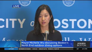 Mayor Michelle Wu Discusses North End Outdoor Dining Options