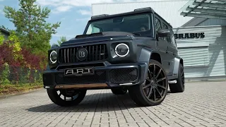 1 of 1 MERCEDES G-CLASS BRABUS 800 // UNIQUE MAGNO BLACK & GOLD EXTERIOR + LUXURY INTERIOR