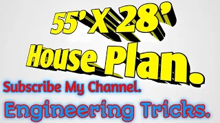 28' × 55' House plan//Luxury house plan in 28' × 55' // Double unit floor plan. My first vlog house