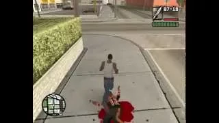 Прикол с ножом в GTA San Andreas