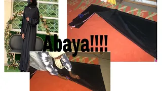 HOW TO CUT AN ABAYA WITH ONE CUT!!/very easy!! #longdress  #modestfashion #abayadesign  #cutting