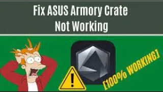 How to fix armoury crate not working/crashing/Buggy/no fix/no LED