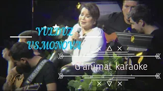 Yulduz Usmonova "#Ganimat karaoke | Юлдуз Усмонова #Ганимат караоке