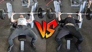 Which Buff Dude is Stronger? (BENCH PRESS CHALLENGE!! + Seattle Seahawks Experience)