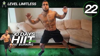 Day 22 of 30 Days of Fat Burning HIIT Cardio Workouts At Home