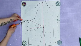 How to do a Full Bust Adjustment- Pattern Drafting for Beginners