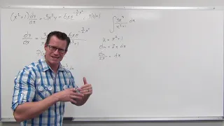 Special Integration in a Linear Differential Equation Problem (Differential Equations 18)