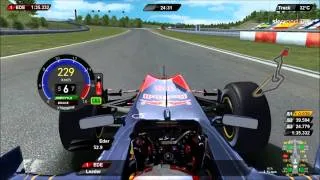 rFactor F1 2011 Nurburgring Onboard DRS KERS Driver Virtual Eder Belone