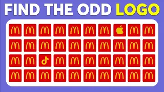 Find the ODD Logo Out 🍔🥤 How Good Are Your Eyes | Monkey Quiz