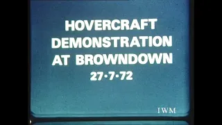 Hovercraft Demo Browndown July 1972
