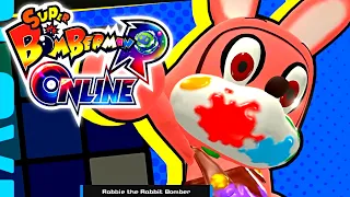 Super Bomberman R Online Gameplay #18  Robbie the Rabbit Bomber One Walkthrough 1st Place Battle 64