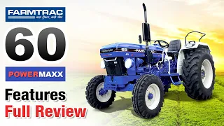 Farmtrac 60 Powermaxx Review | Tractor Review in Hindi  | 55 Hp Tractor Price in India