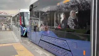 No-wire Tram in istanbul T5 Eminönü–Alibeyköy Coach Station Tram 2024