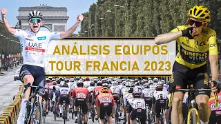 ANALYSIS and TEAM RANKINGS of the TOUR DE FRANCE 2023