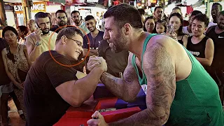 Can You Beat This SCHOOLBOY at ARM WRESTLING ? 5.0