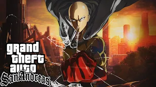 Saitama (One Punch Man) super power| GTA SA MOD