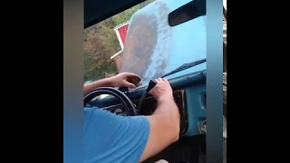 Grant steering wheel install on early 70's Chevy truck