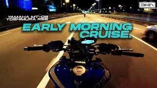 EARLY MORNING SPEED | Yamaha MT-09 + Yoshimura R55 Pure Sound [4K]