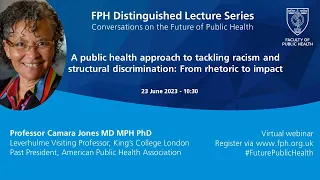 A public health approach to tackling racism and structural discrimination - from rhetoric to impact