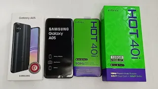 Samsung Galaxy A05 vs infinix Hot 40i : speed test