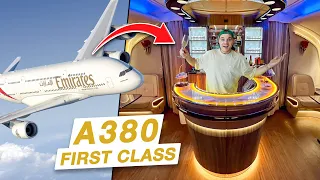 1. Mal FIRST CLASS im größten Passagierflugzeug der Welt - Airbus A380 mit BAR und DUSCHE!