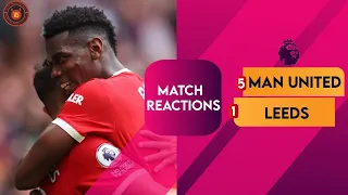 Man United 5-1 Leeds United ~ BRUNO X POGBA MASTERCLASS! ~Match Reactions