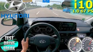 2022 Hyundai i10 1.0 MPi 67 PS TOP SPEED AUTOBAHN DRIVE POV