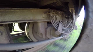 [GoPro] Моторная тележка дизель-поезда Д1 / Motor bogie of D1 DMU