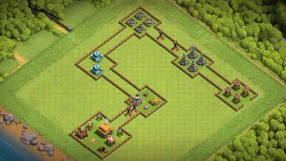 Impossible Base Formation Gameplay In Clash Of Clans || Coc New Experiment