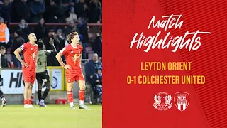 HIGHLIGHTS: Leyton Orient 0-1 Colchester United