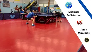 Mathieu DE SAINTILAN vs Amin MIRALMASI | France Pro B 2021