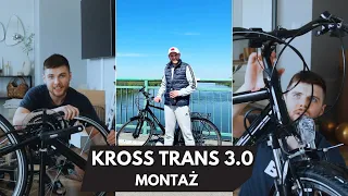 Kross Trans 3.0 🚴  - Moje doświadczenie składania roweru trekkingowego! 😁 | vlog