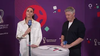 Bastian Schweinsteiger und Esther Sedlaczek Reaktion auf WM-Aus vom Deutschland