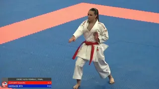 FINAL CADET 2024 II LEHNER TAMARA (AUT) vs MARQUES RITA (POR) II European Karate Championship 2024