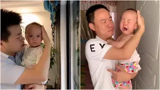 Babies react dramatically after being tricked by parents.